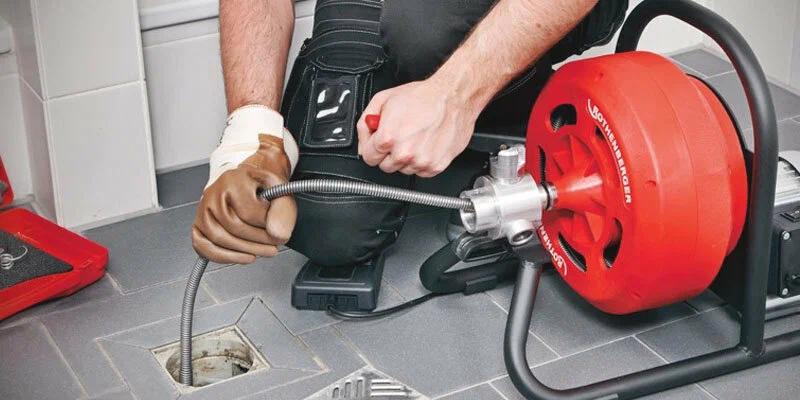 Drain cleaning service in Boynton Beach, Florida using professional plumbing equipment
