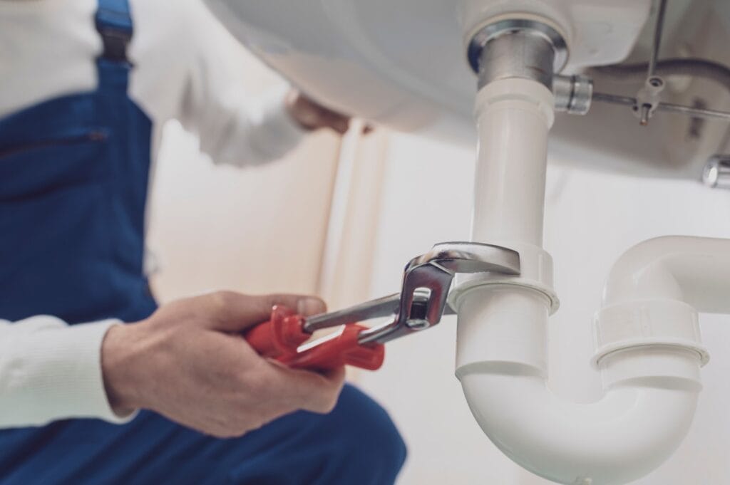 Under sink drain pipe repair service in Boynton Beach, Florida