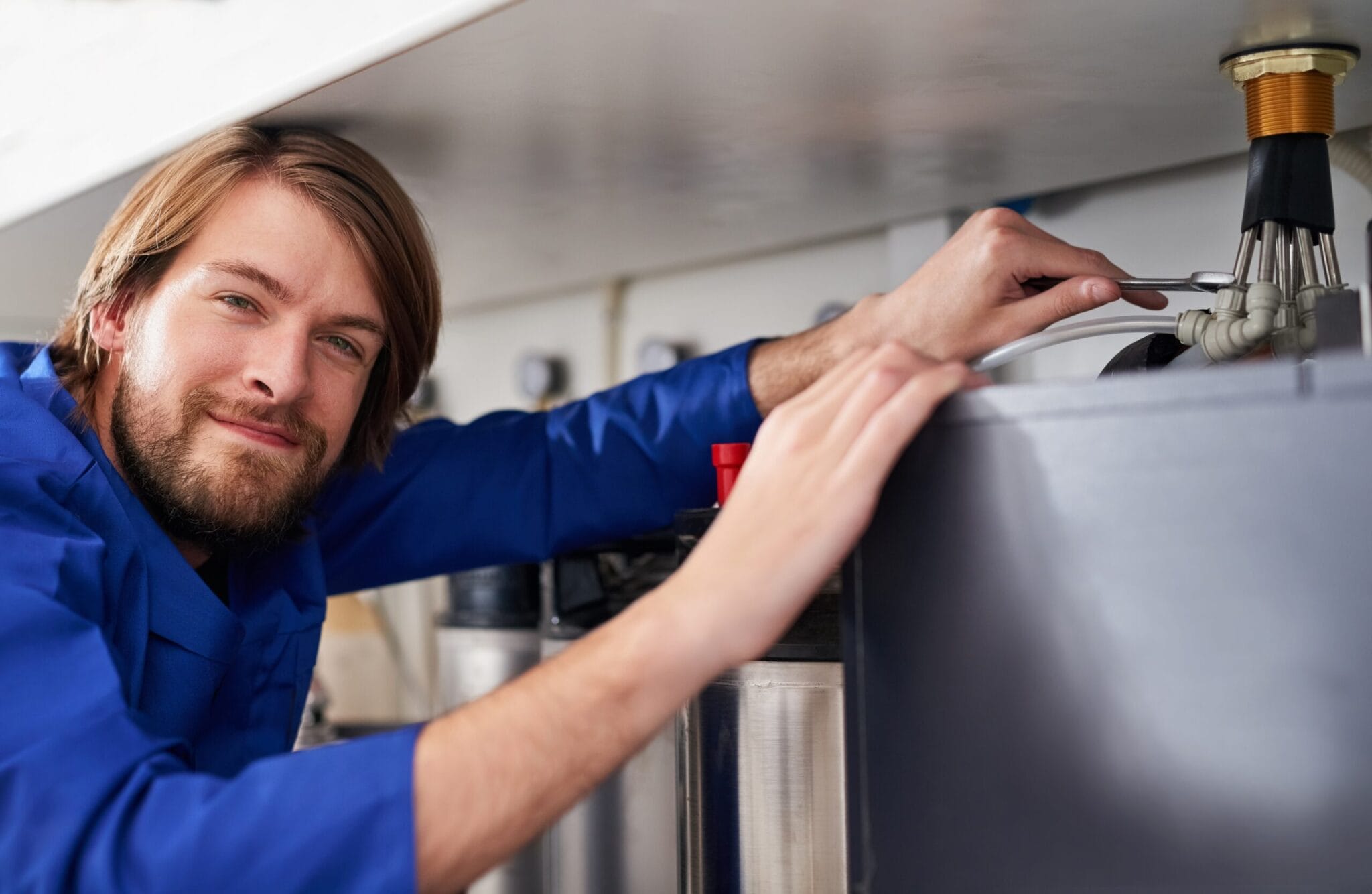 Appliance water line repair by plumber in Boynton Beach, Florida